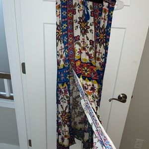 Tribal print maxi skirt